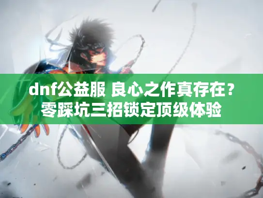 dnf公益服 良心之作真存在？零踩坑三招锁定顶级体验