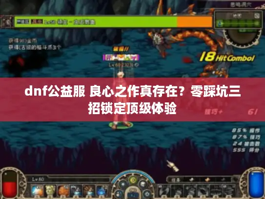 dnf公益服 良心之作真存在？零踩坑三招锁定顶级体验