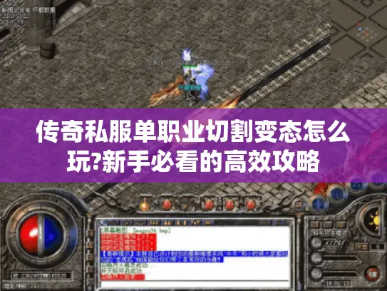 传奇私服单职业切割变态怎么玩?新手必看的高效攻略