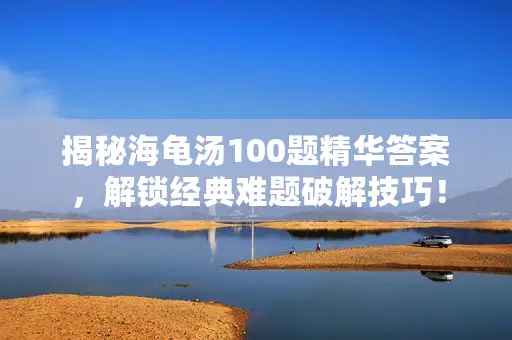 揭秘海龟汤100题精华答案，解锁经典难题破解技巧！