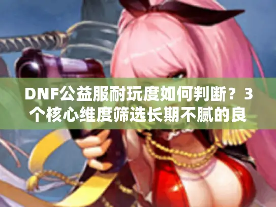 DNF公益服耐玩度如何判断？3个核心维度筛选长期不腻的良心服