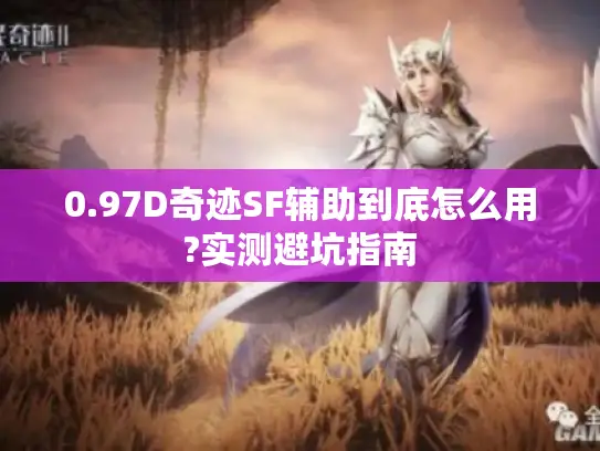 0.97D奇迹SF辅助到底怎么用?实测避坑指南 0.97D奇迹SF辅助到底怎么用?实测避坑指南