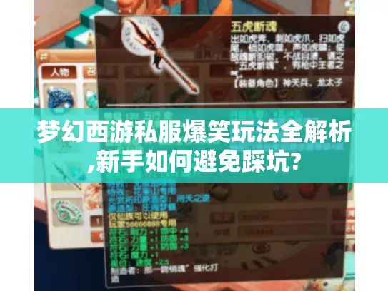 梦幻西游私服爆笑玩法全解析,新手如何避免踩坑?