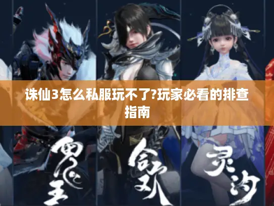 诛仙3怎么私服玩不了?玩家必看的排查指南