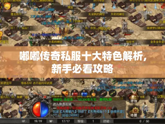 嘟嘟传奇私服十大特色解析,新手必看攻略