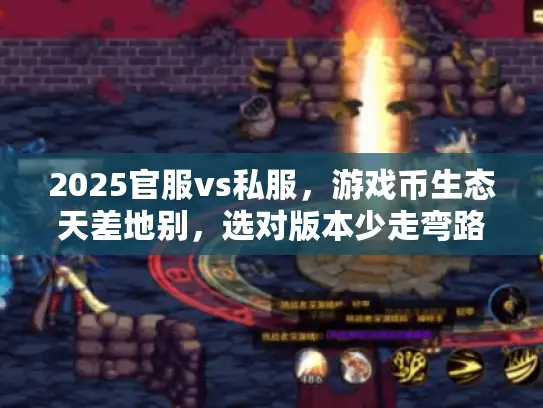 2025官服vs私服，游戏币生态天差地别，选对版本少走弯路
