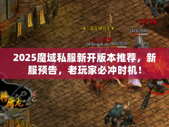 2025魔域私服新开版本推荐，新服预告，老玩家必冲时机！