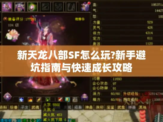 新天龙八部SF怎么玩?新手避坑指南与快速成长攻略