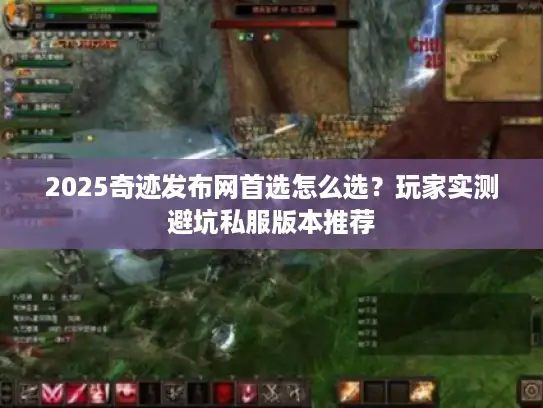 2025奇迹发布网首选怎么选？玩家实测避坑私服版本推荐