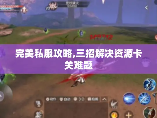 完美私服攻略,三招解决资源卡关难题 完美私服攻略,三招解决资源卡关难题