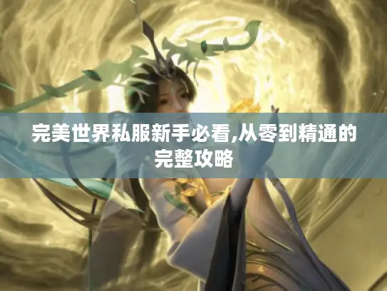 完美世界私服新手必看,从零到精通的完整攻略 完美世界私服新手必看,从零到精通的完整攻略