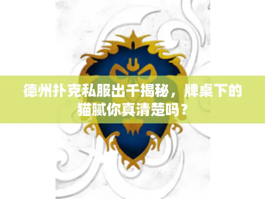 德州扑克私服出千揭秘，牌桌下的猫腻你真清楚吗？