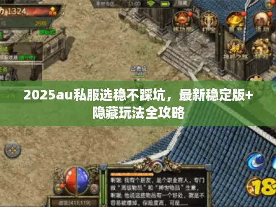 2025au私服选稳不踩坑，最新稳定版+隐藏玩法全攻略
