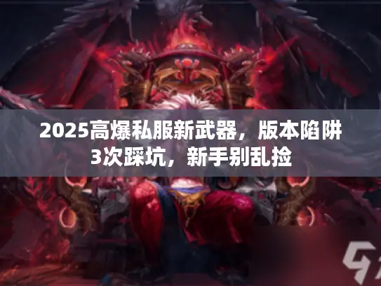 2025高爆私服新武器，版本陷阱3次踩坑，新手别乱捡