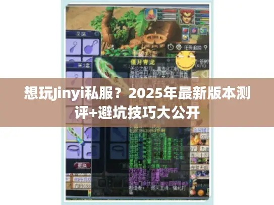 想玩Jinyi私服？2025年最新版本测评+避坑技巧大公开