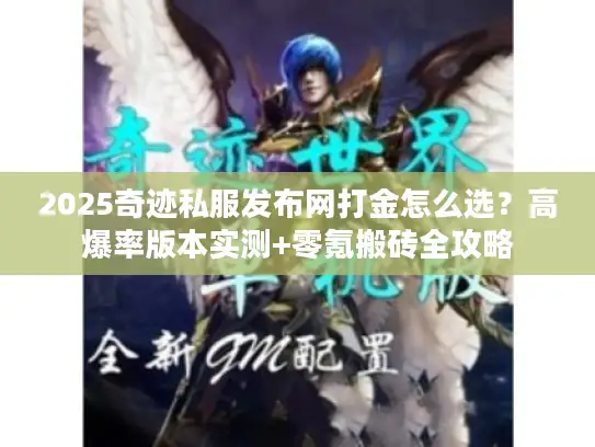 2025奇迹私服发布网打金怎么选？高爆率版本实测+零氪搬砖全攻略