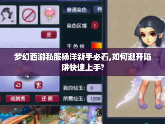 梦幻西游私服杨洋新手必看,如何避开陷阱快速上手? 梦幻西游私服杨洋新手必看,如何避开陷阱快速上手?