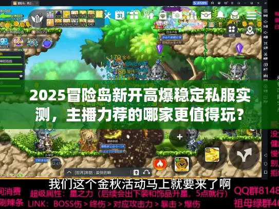 2025冒险岛新开高爆稳定私服实测，主播力荐的哪家更值得玩？