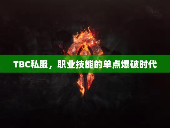 TBC私服，职业技能的单点爆破时代