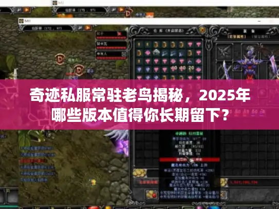 奇迹私服常驻老鸟揭秘，2025年哪些版本值得你长期留下？