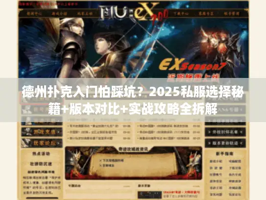 德州扑克入门怕踩坑？2025私服选择秘籍+版本对比+实战攻略全拆解