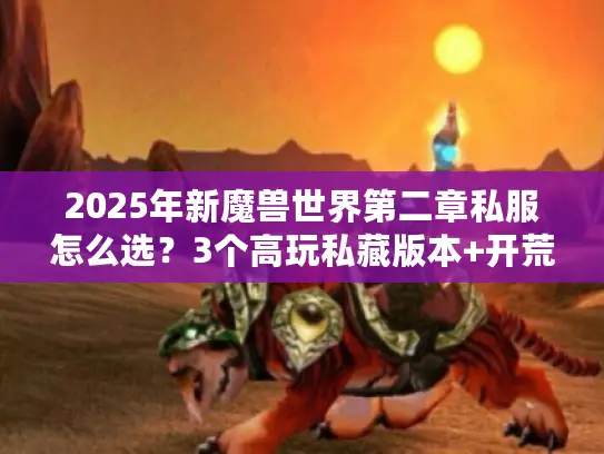 2025年新魔兽世界第二章私服怎么选？3个高玩私藏版本+开荒攻略全解析