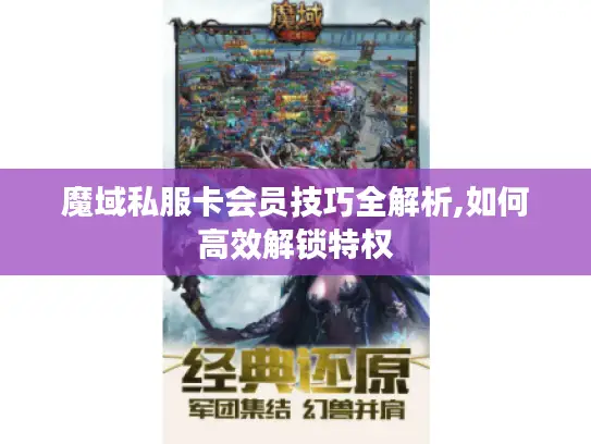 魔域私服卡会员技巧全解析,如何高效解锁特权