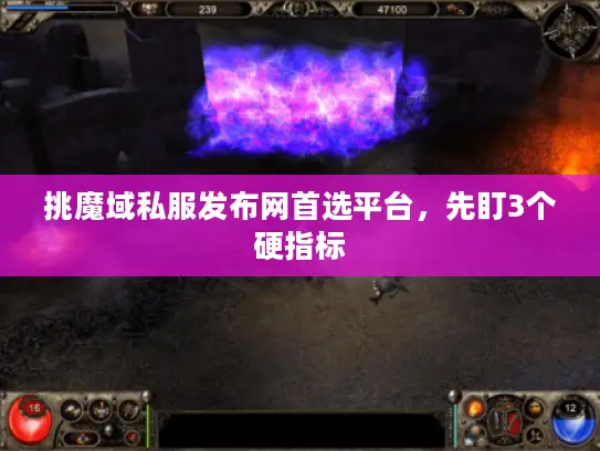 挑魔域私服发布网首选平台，先盯3个硬指标