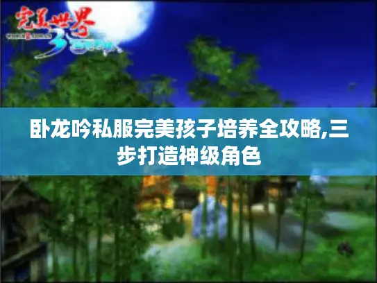 卧龙吟私服完美孩子培养全攻略,三步打造神级角色