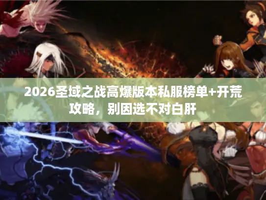 2026圣域之战高爆版本私服榜单+开荒攻略，别因选不对白肝