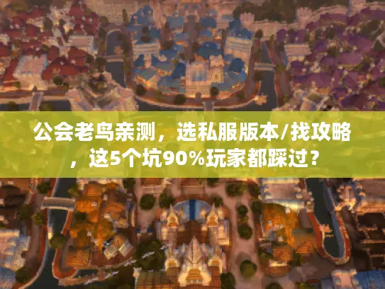 公会老鸟亲测，选私服版本/找攻略，这5个坑90%玩家都踩过？