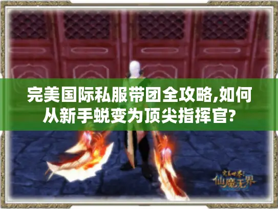 完美国际私服带团全攻略,如何从新手蜕变为顶尖指挥官?