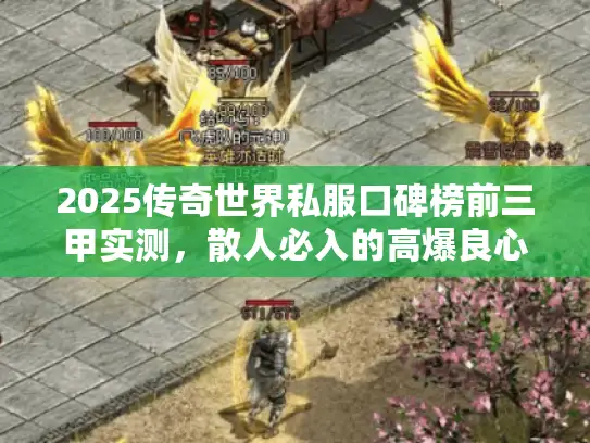 2025传奇世界私服口碑榜前三甲实测，散人必入的高爆良心服竟是这几款？