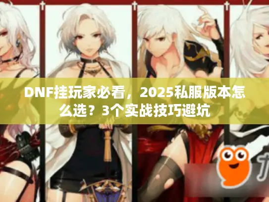 DNF挂玩家必看,2025私服版本怎么选?3个实战技巧避坑 DNF挂玩家必看,2025私服版本怎么选?3个实战技巧避坑