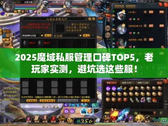 2025魔域私服管理口碑TOP5，老玩家实测，避坑选这些服！
