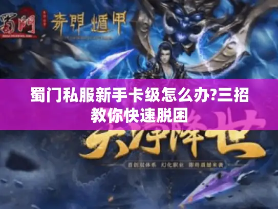 蜀门私服新手卡级怎么办?三招教你快速脱困 蜀门私服新手卡级怎么办?三招教你快速脱困
