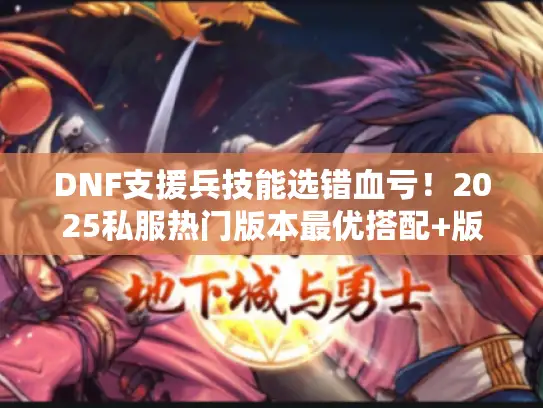 DNF支援兵技能选错血亏！2025私服热门版本最优搭配+版本差异全解析