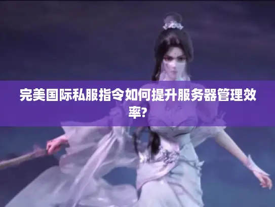 完美国际私服指令如何提升服务器管理效率? 完美国际私服指令如何提升服务器管理效率?