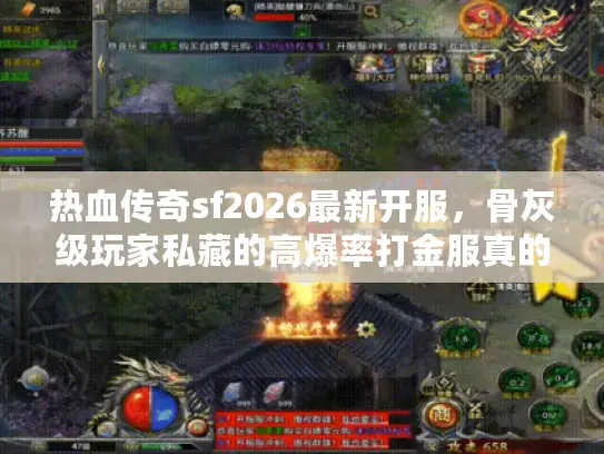 热血传奇sf2026最新开服，骨灰级玩家私藏的高爆率打金服真的靠谱吗？