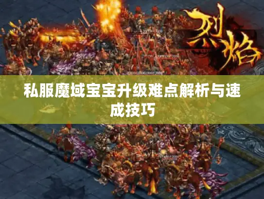 私服魔域宝宝升级难点解析与速成技巧