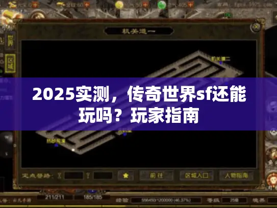 2025实测，传奇世界sf还能玩吗？玩家指南