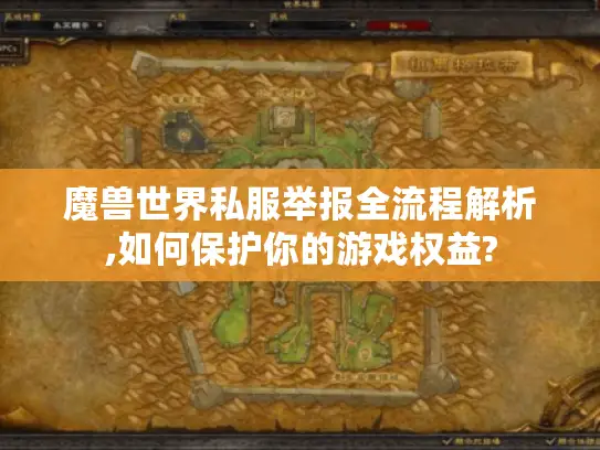 魔兽世界私服举报全流程解析,如何保护你的游戏权益?