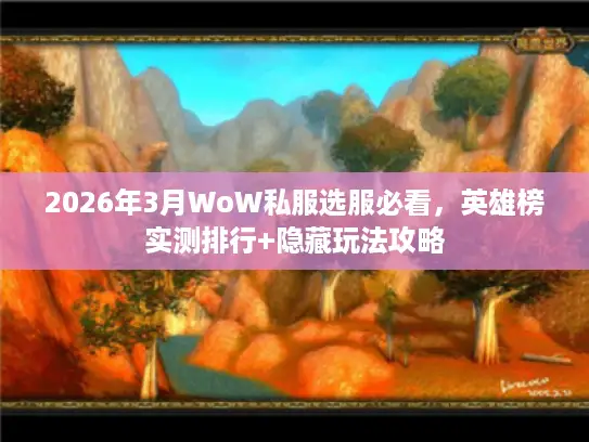2026年3月WoW私服选服必看，英雄榜实测排行+隐藏玩法攻略