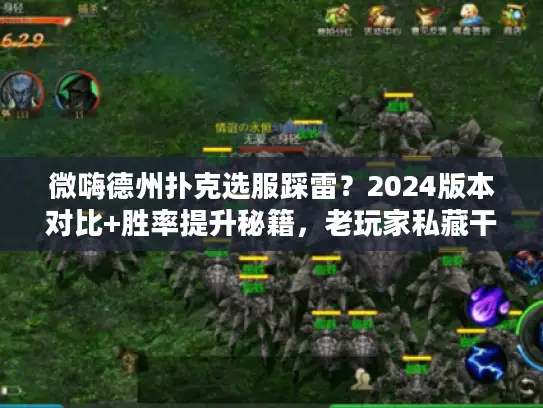 微嗨德州扑克选服踩雷？2024版本对比+胜率提升秘籍，老玩家私藏干货
