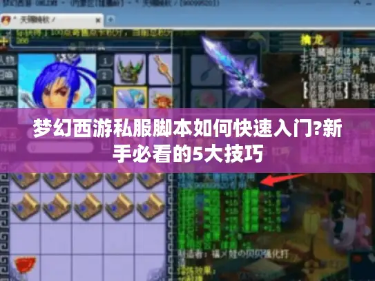梦幻西游私服脚本如何快速入门?新手必看的5大技巧 梦幻西游私服脚本如何快速入门?新手必看的5大技巧