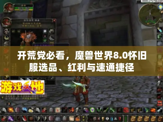 开荒党必看，魔兽世界8.0怀旧服选品、红利与速通捷径