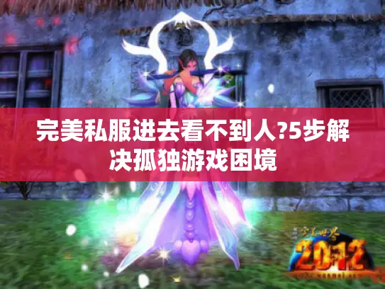 完美私服进去看不到人?5步解决孤独游戏困境