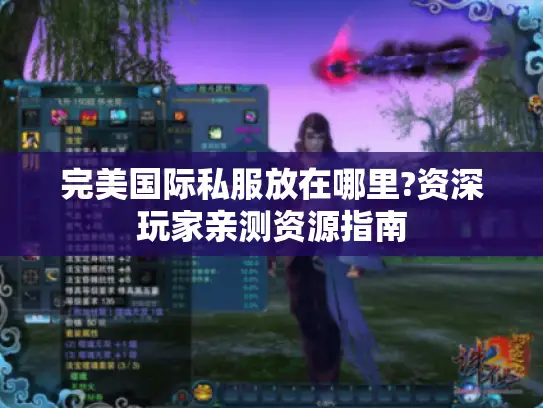 完美国际私服放在哪里?资深玩家亲测资源指南