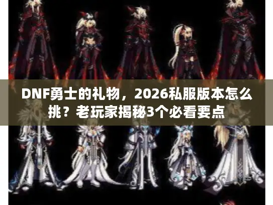 DNF勇士的礼物，2026私服版本怎么挑？老玩家揭秘3个必看要点