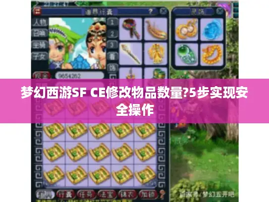 梦幻西游SF CE修改物品数量?5步实现安全操作